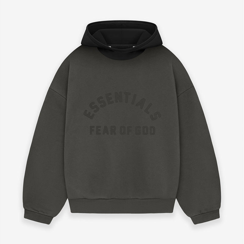 SS24 Essentials Nylon Fleece Hoodie - Ink