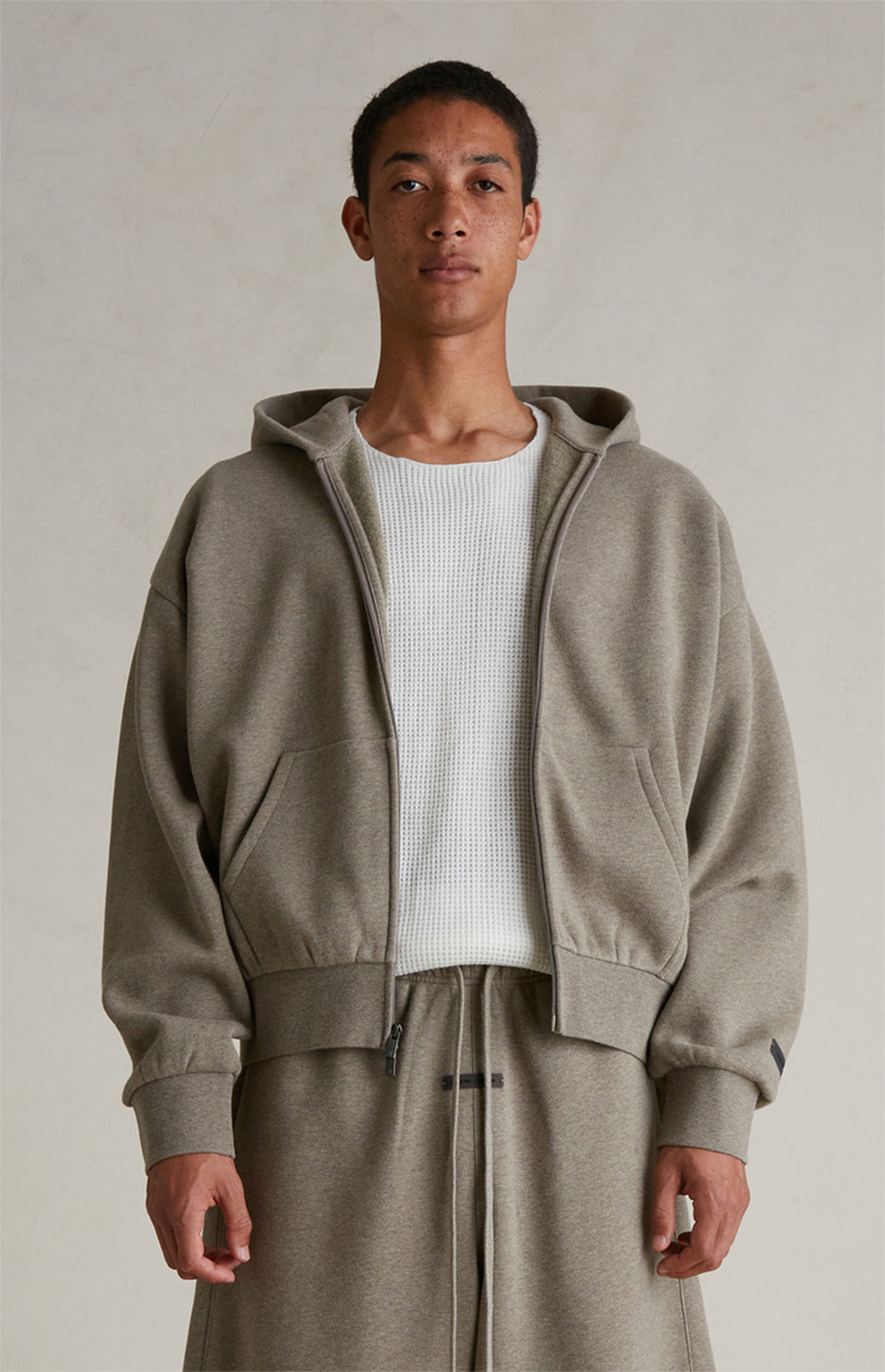 SP25 Essentials Full-Zip Hoodie (Metallic Logo)