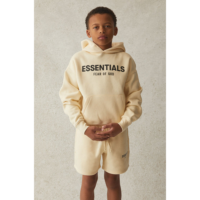 SS21 KIDS Essentials Hoodie - Cream