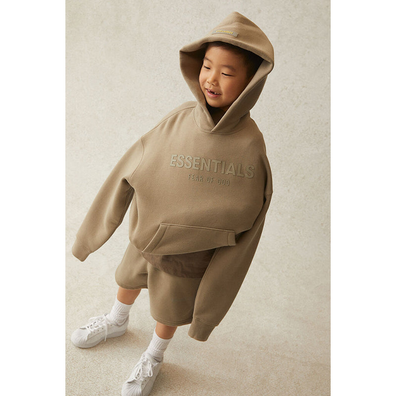 SS21 KIDS Essentials Hoodie - Moss