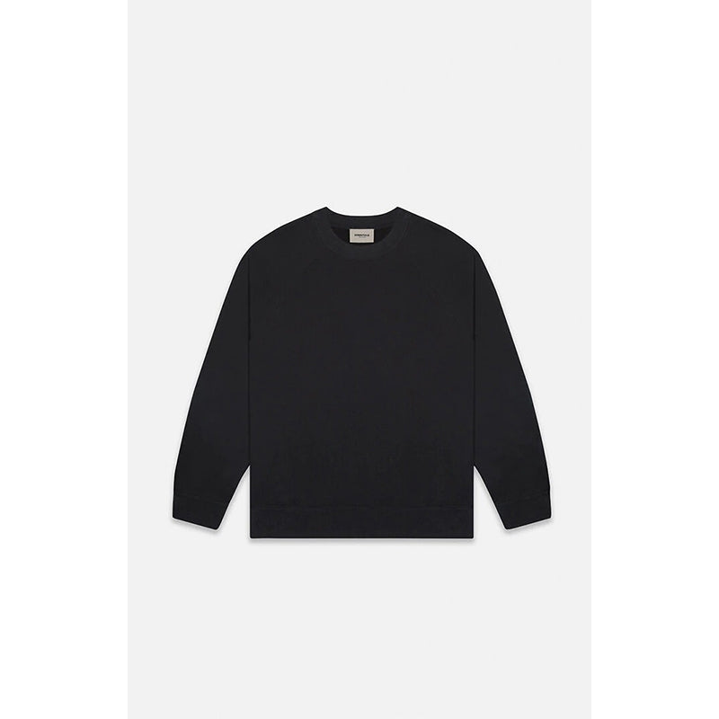 SS21 Essentials Crewneck Sweatshirt - Black