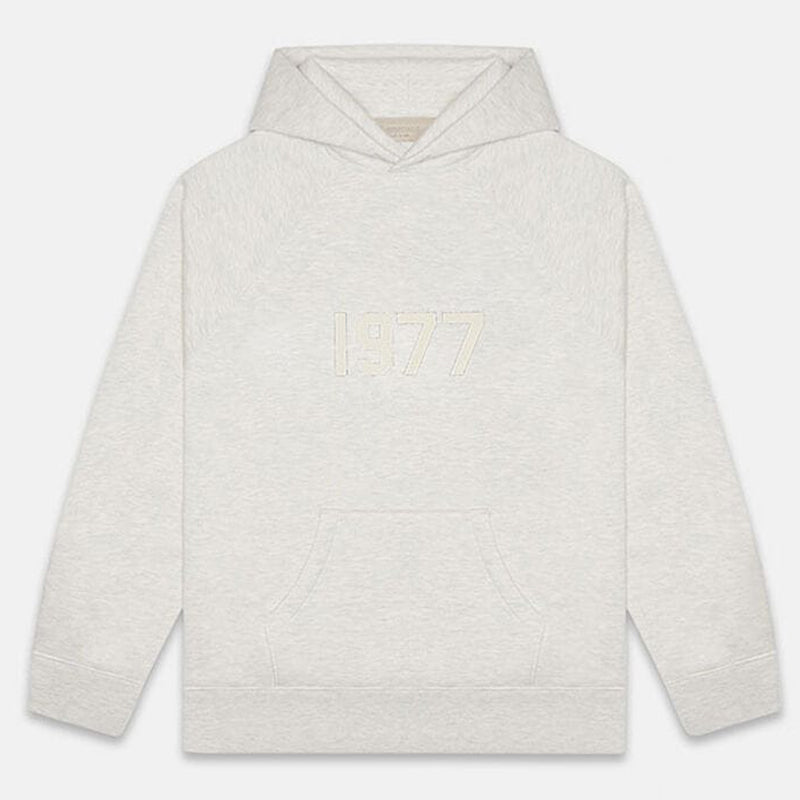 SS22 1977 Collection Essentials Hoodie (1977Velvety) - Light Oatmeal