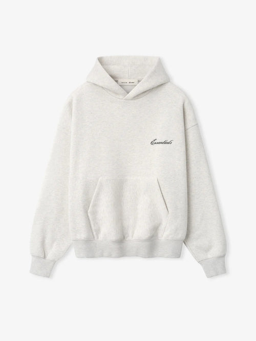 SS26 Essentials Hoodie - Heather Oatmeal