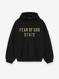 FW24 Essentials State Hoodie (480GSM Fleece) - Black