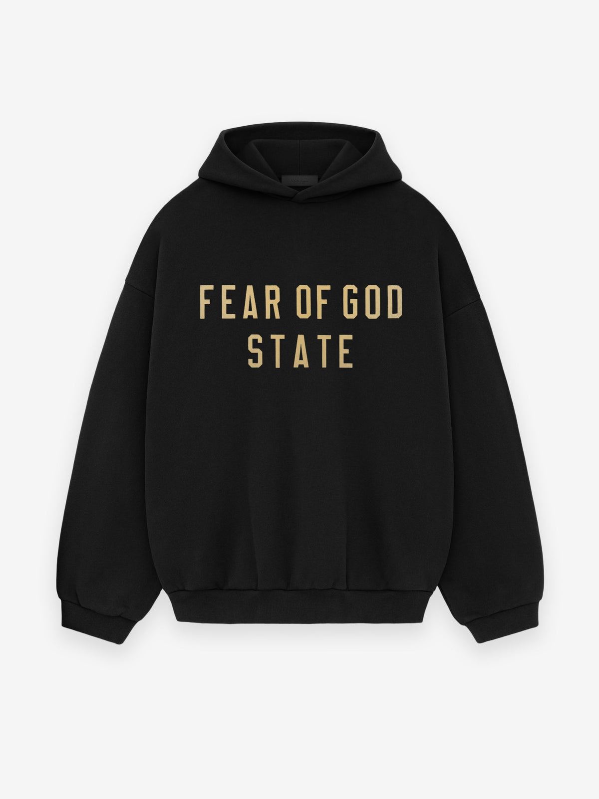 FW24 Essentials State Hoodie (480GSM Fleece) - Black