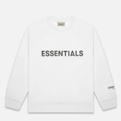 SS20 Essentials Crewneck Sweatshirt - White