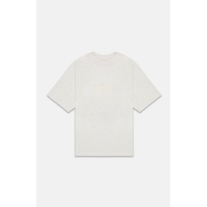 SS22 1977 Collection Essentials S-Shirt (1977 Velvety Print) - Light Oatmeal
