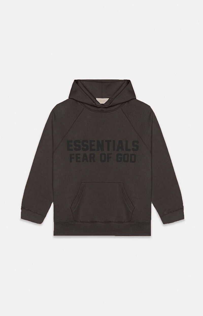 FW22 Essentials Hoodie - Off Black