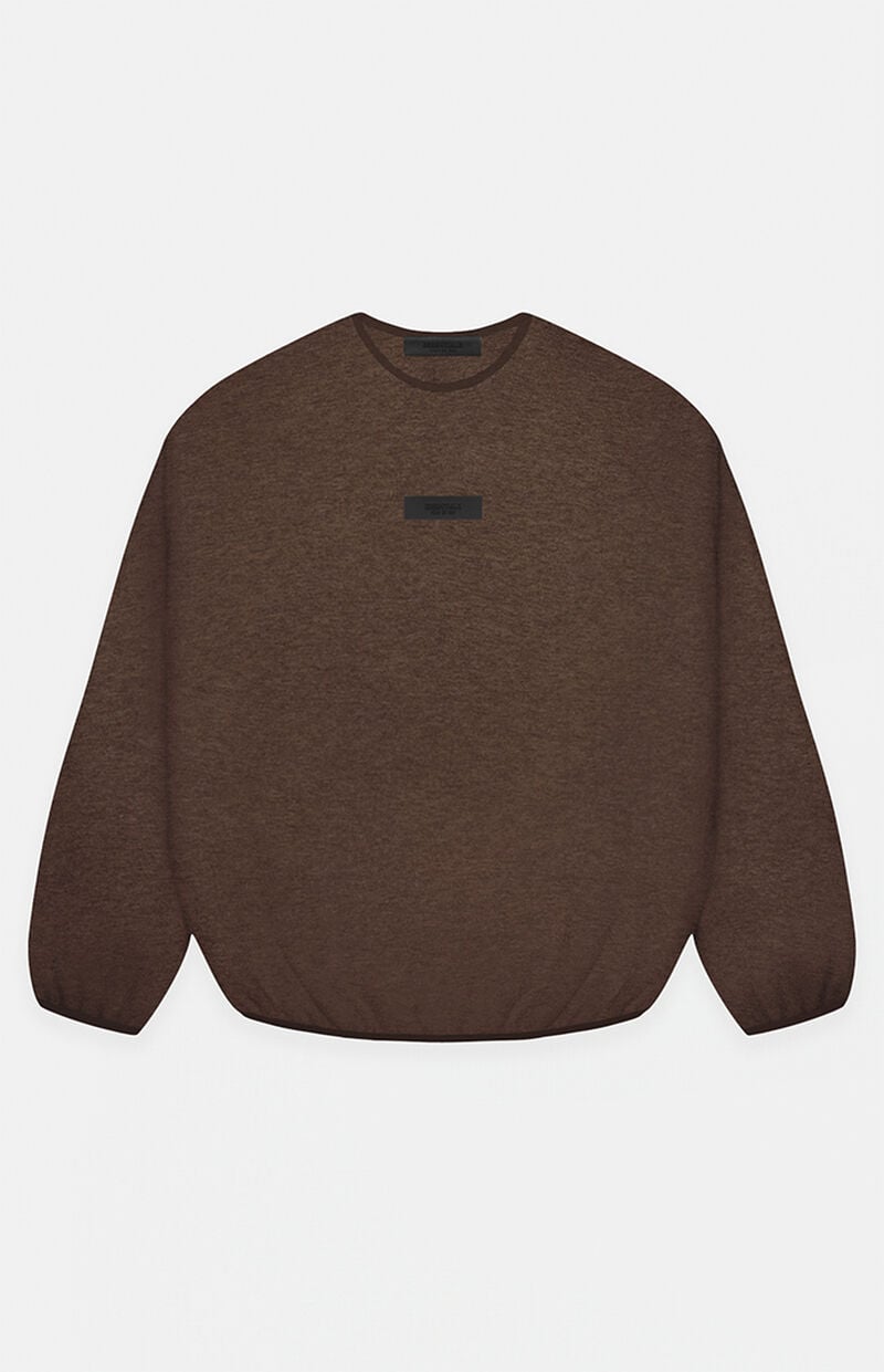 SU24 Essentials Crewneck Sweatshirt - Heather Wood