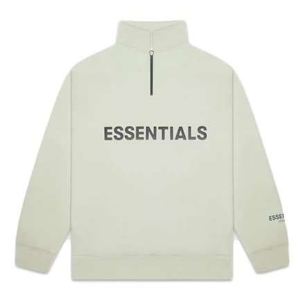 SS20 Essentials HalfZip - Sage