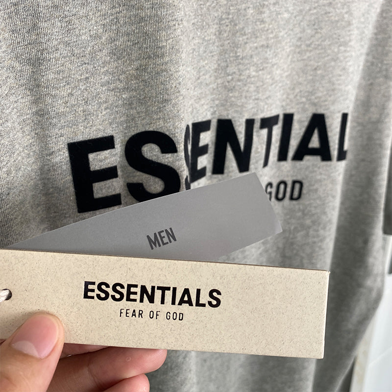 SS22 Essentials S-Shirt (Black Velvety Print)