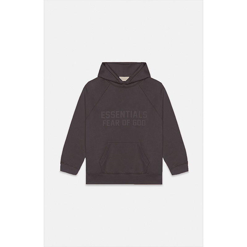 SS23 Essentials Hoodie - Off Black