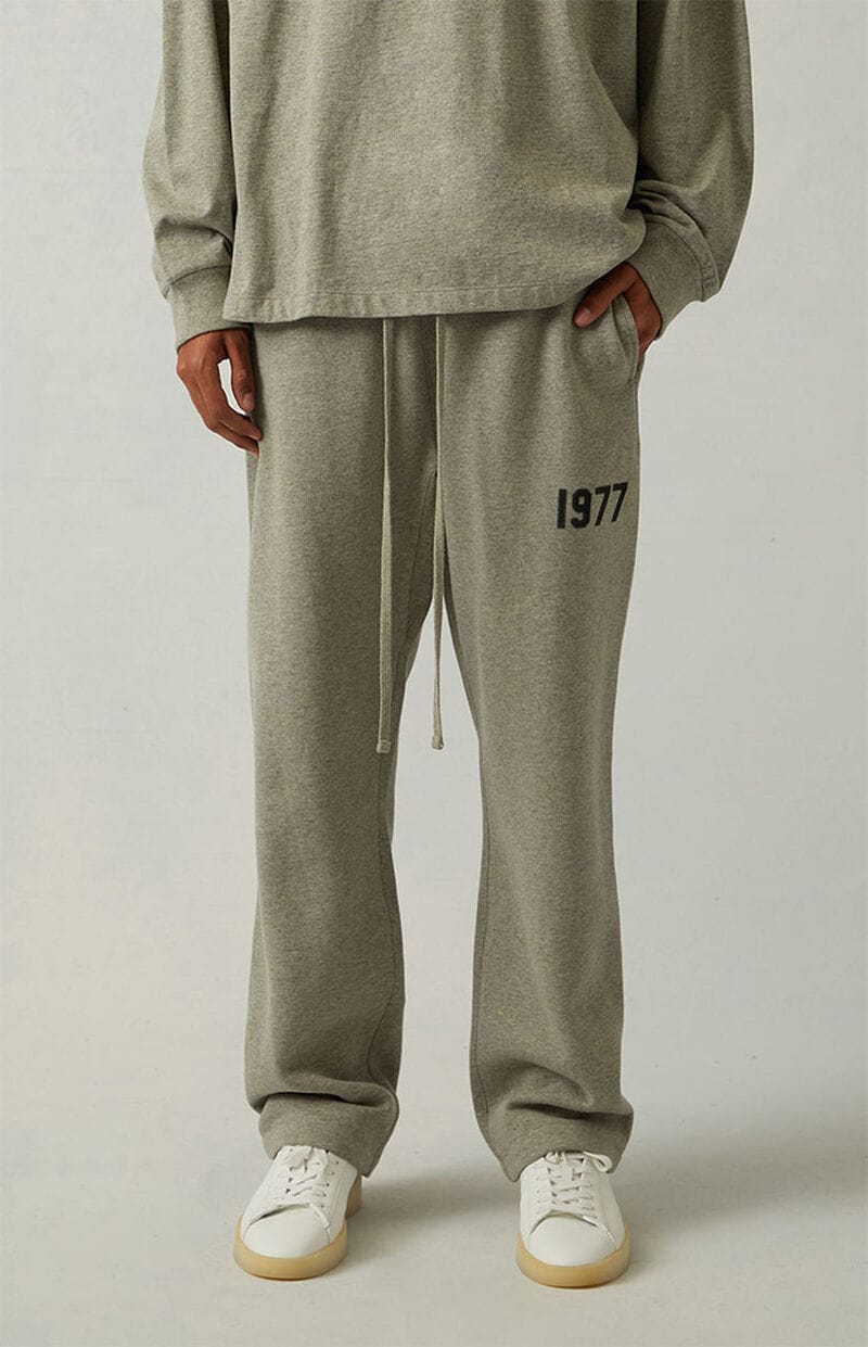 SS22 1977 Essentials Relaxed Sweatpants (Black Velvety Print)