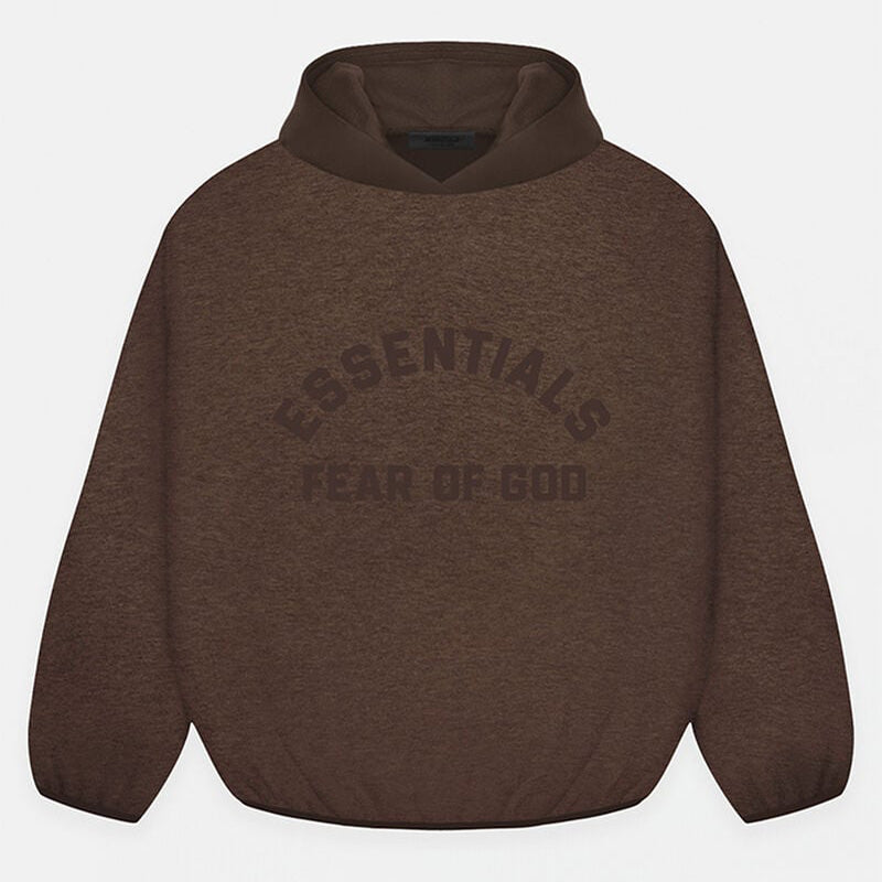 SU24 Essentials Nylon Fleece Hoodie - Heather Wood