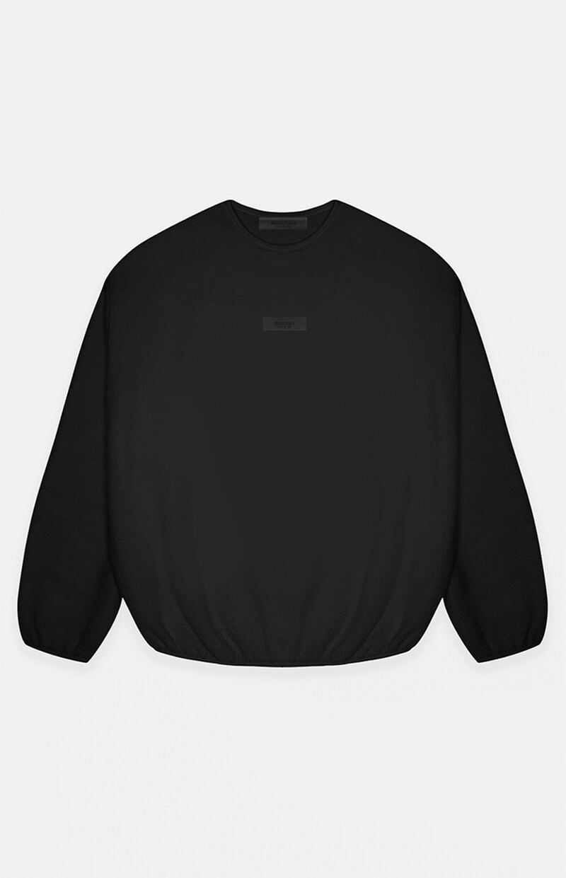 SU24 Essentials Crewneck Sweatshirt - Jet Black