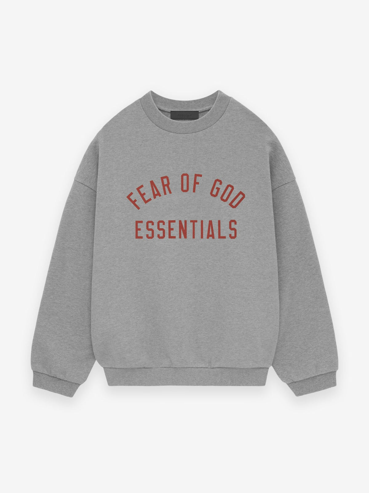 FW24 Essentials Crewneck Sweatshirt (480GSM Fleece) - Dark Heather Oatmeal