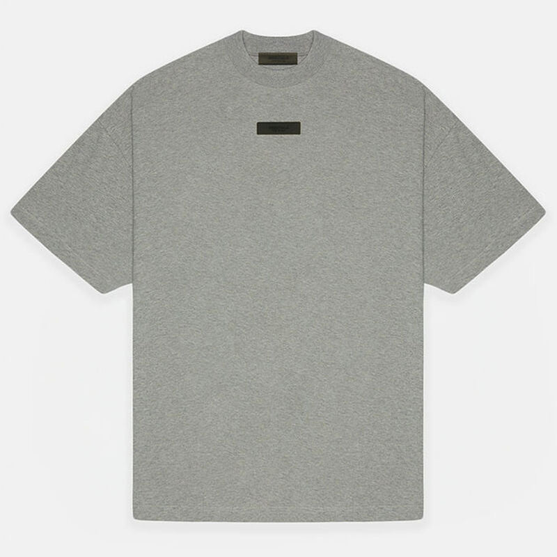 SS24 Essentials S-Shirt - Dark Heather Oatmeal