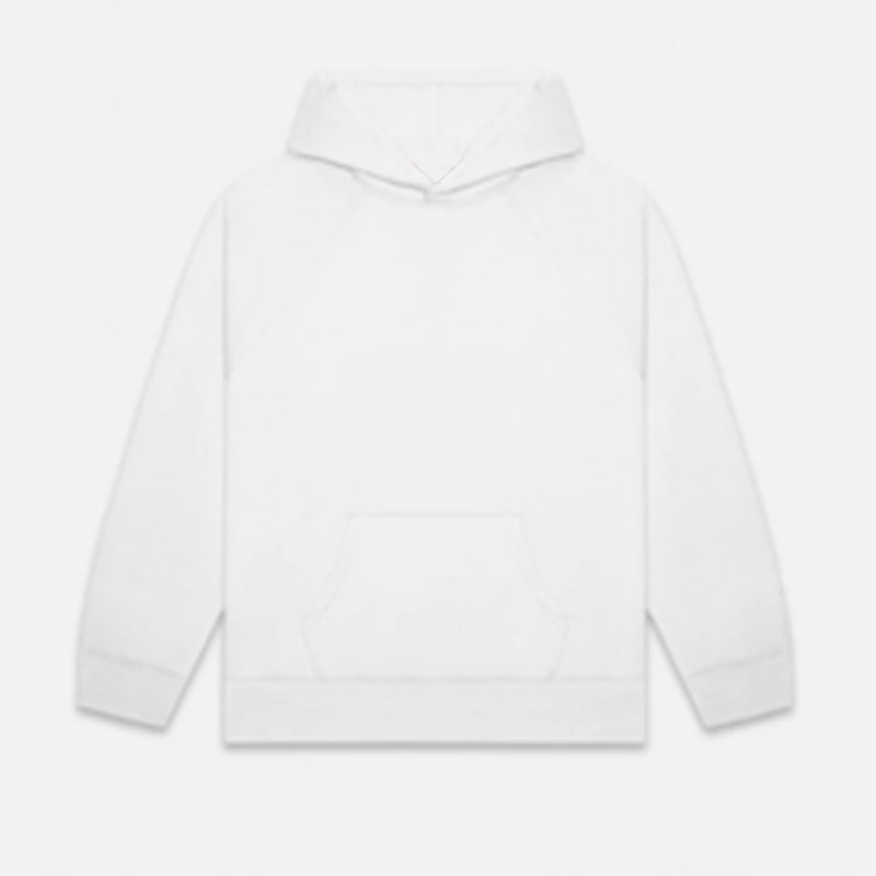 Blank Hoodie & Pants Without Logo 380GSM - White Hoodie