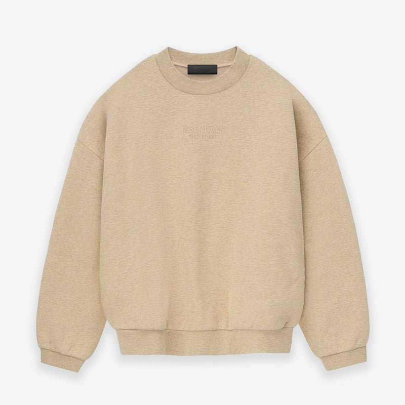 FW23 Cloud Collection Essentials Crewneck - Gold Heather