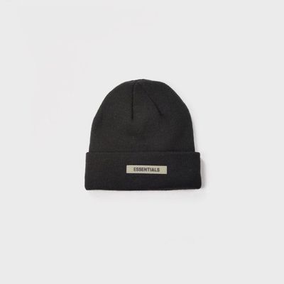 Essentials Beanie Hat - Black
