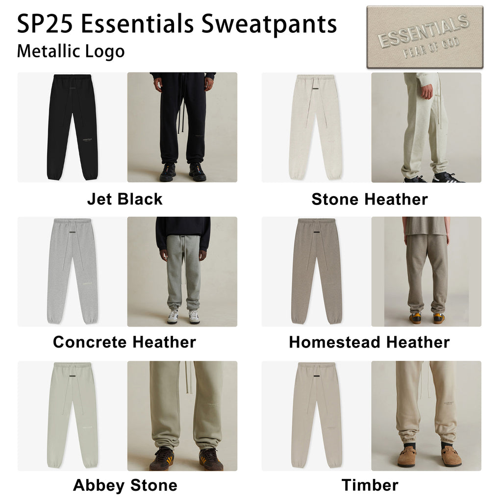 SP25 Essentials Sweatpants (Metallic Logo)