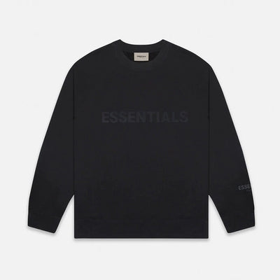 SS20 Essentials Crewneck Sweatshirt - Black