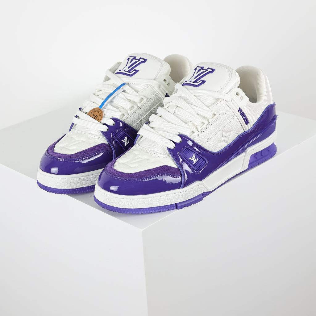 סניקרס Trainer Louis Vuitton — לבן וסגול — 1