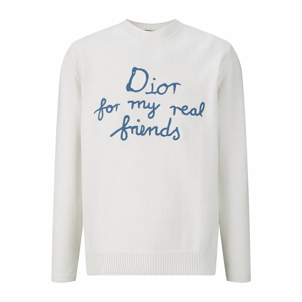 סוודר For My Real Friends Dior — שמנת — 1