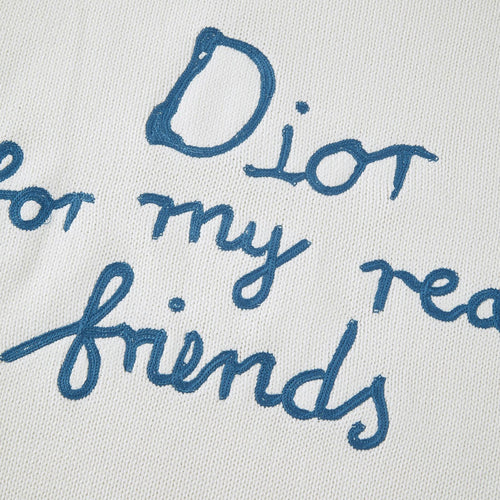 סוודר For My Real Friends Dior — שמנת — 2