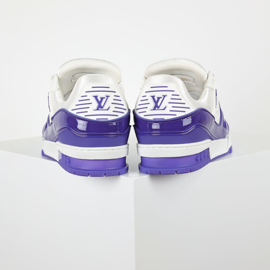 סניקרס Trainer Louis Vuitton — לבן וסגול — 2