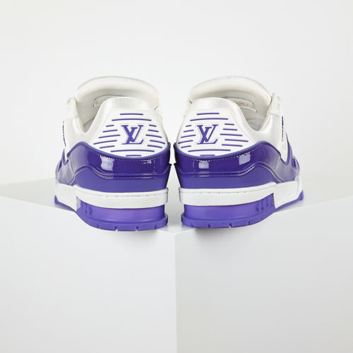 סניקרס Trainer Louis Vuitton — לבן וסגול — 2