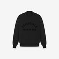 SS23 Black Core Collection Essentials Crewneck Sweatshirt - Jet Black