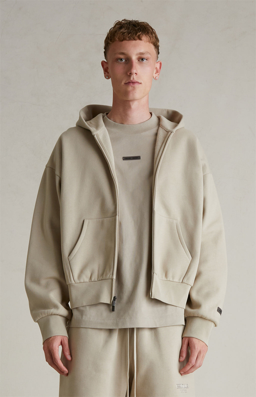 SP25 Essentials Full-Zip Hoodie (Metallic Logo)