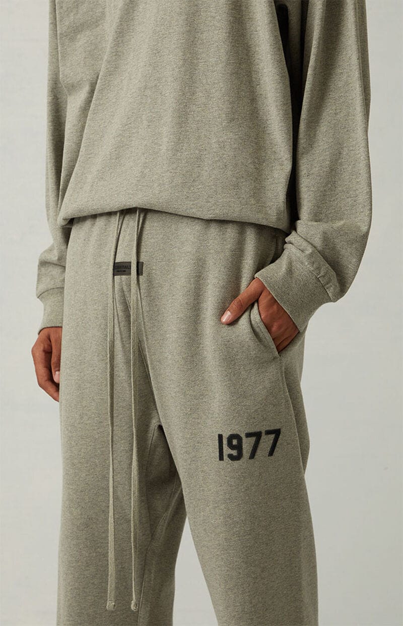 SS22 1977 Essentials Relaxed Sweatpants (Black Velvety Print)