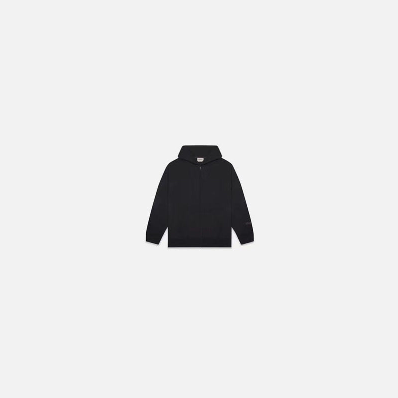 SS20 Essentials Full Zip Fleece Jacket - Black
