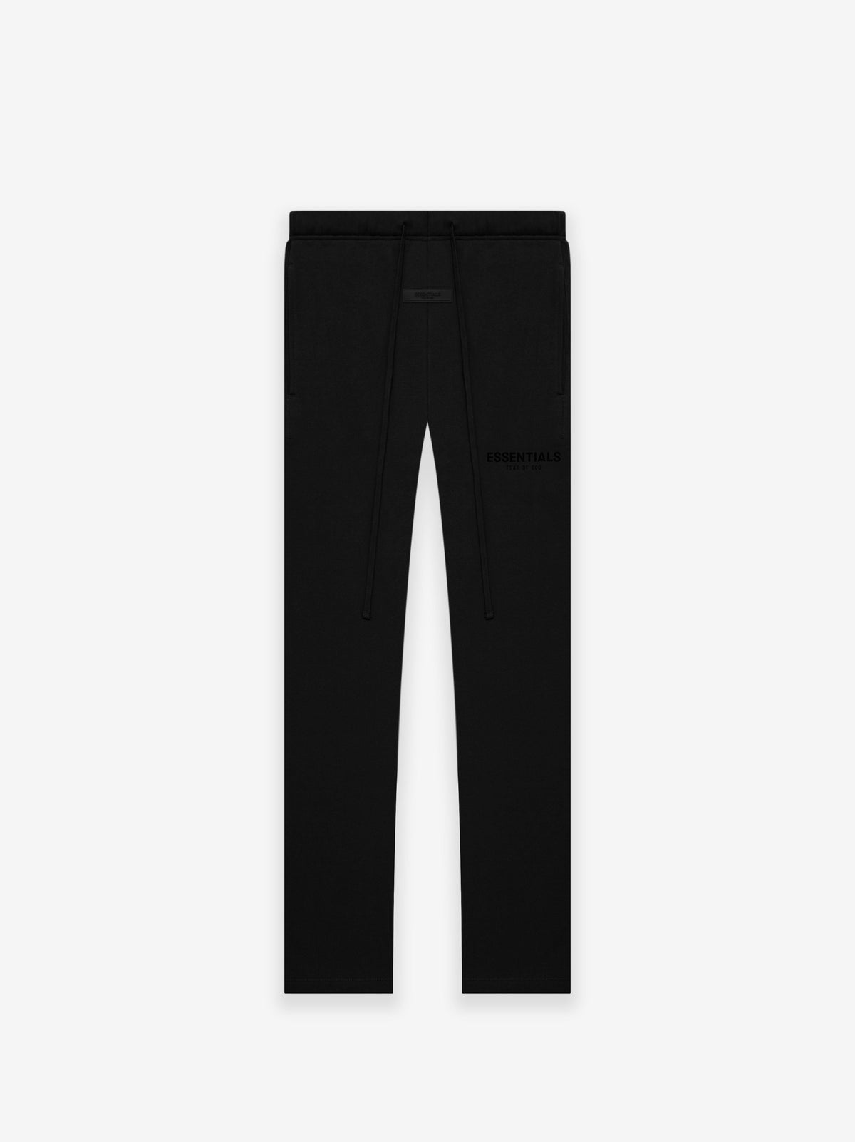 SS22 Essentials Relaxed Sweatpants (Black Velvety Print) - Black