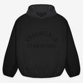 SU24 Essentials Nylon Fleece Hoodie - Jet Black
