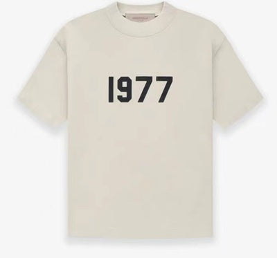 SS22 1977 Collection Essentials S-Shirt (1977 Velvety Print) - Wheat