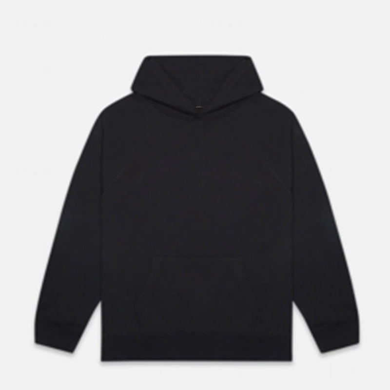Blank Hoodie & Pants Without Logo 380GSM - Black Hoodie