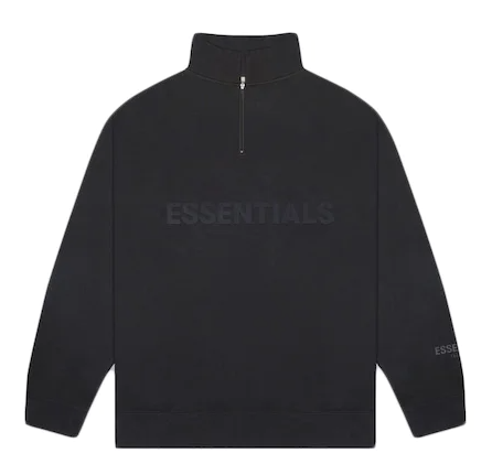 SS20 Essentials HalfZip - Black