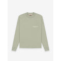 SS22 Essentials Crewneck Sweatshirt (White Velvety Print) - Seafoam