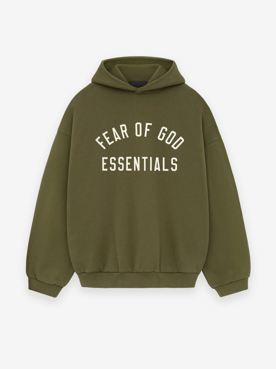 FW24 Essentials Hoodie (480GSM Fleece) - Military