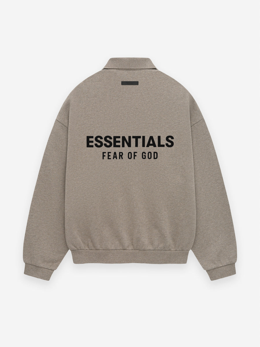 FW24SS25 Polo Fleece Sweatshirt Holliday Collection Essentials - Heather Grey