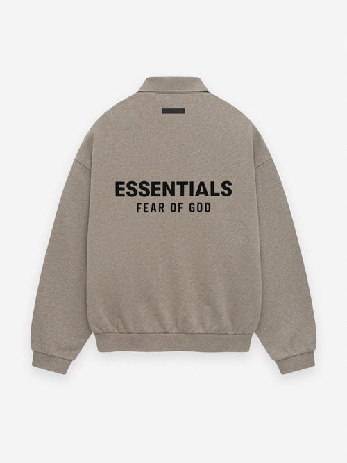 FW24SS25 Polo Fleece Sweatshirt Holliday Collection Essentials - Heather Grey