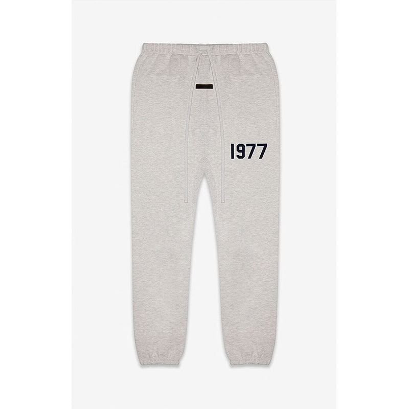 SS22 1977 collection Essentials Sweatpants (1977 Velvety Print) - Dark Oatmeal