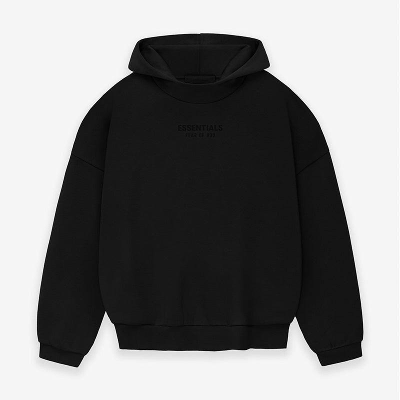 FW23 Cloud Collection Essentials Hoodie - Jet Black