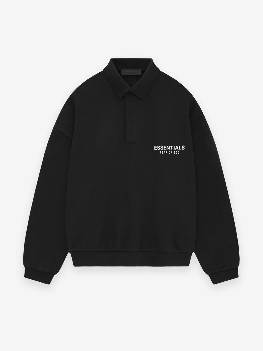 FW24SS25 Polo Fleece Sweatshirt Holliday Collection Essentials - Black