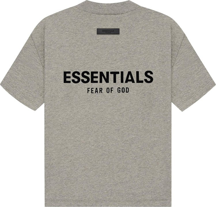 SS22 Kids S-Shirt Essentials - Dark Oatmeal