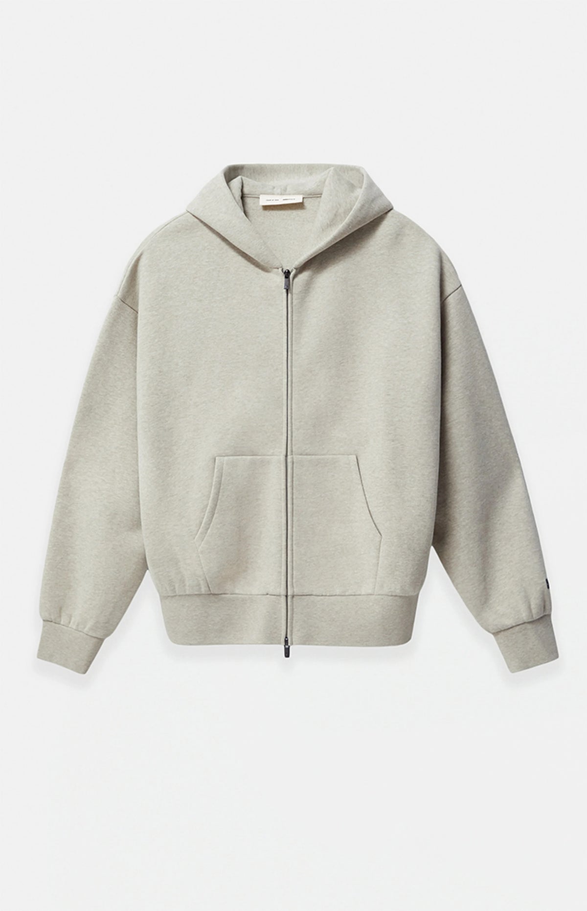 SP25 Essentials Full-Zip Hoodie (Metallic Logo) - HeatherStone