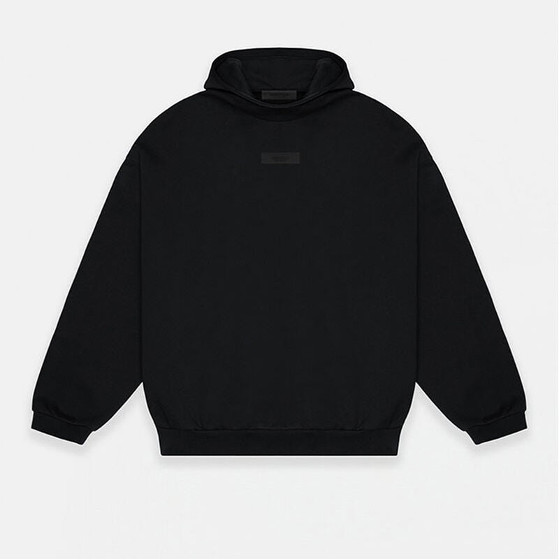 SS24 Essentials Hoodie - Jet Black